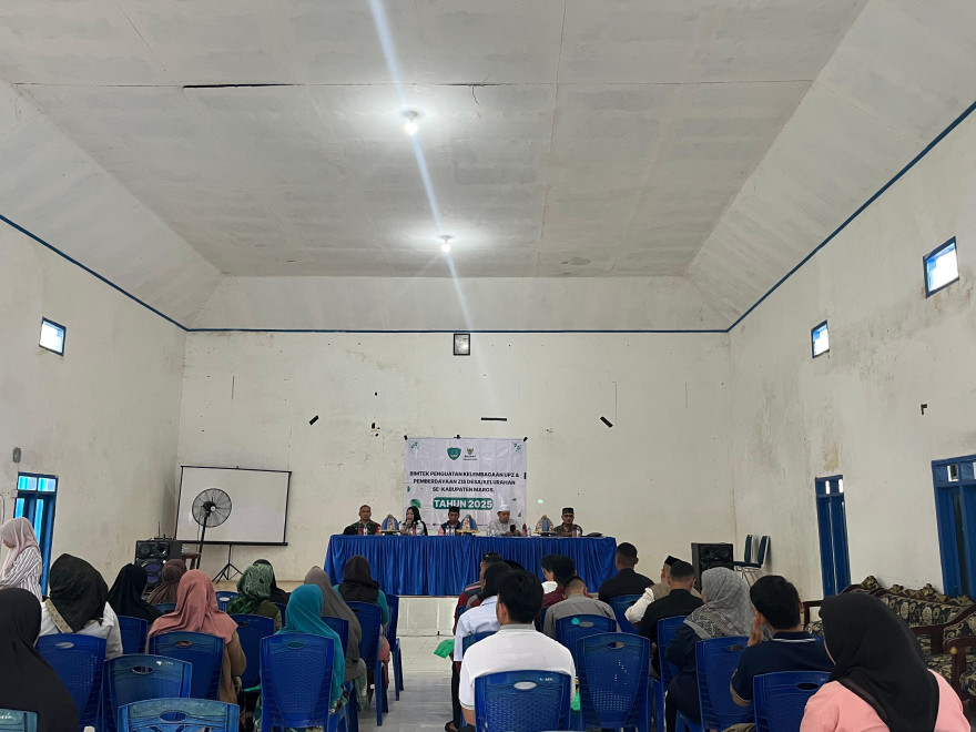 Bimtek Penguatan Kelembagaan UPZ & Pemberdayaan ZIS Desa/Kelurahan se-Kabupaten Maros